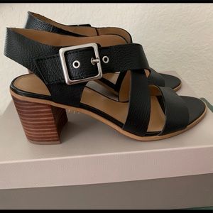 Women’s Leather Block heel sandal